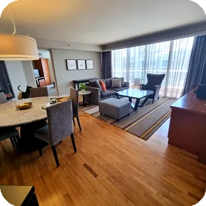 The suite I stayed in